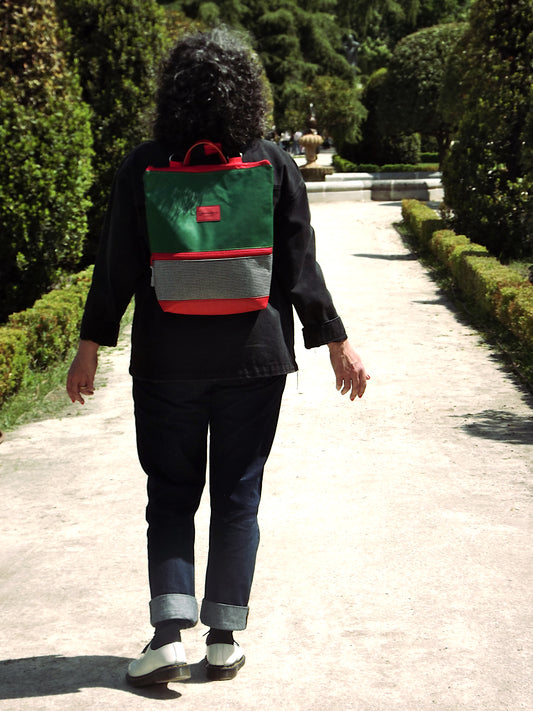 Stylish Urban Green Backpack | Durable & Versatile for City Life