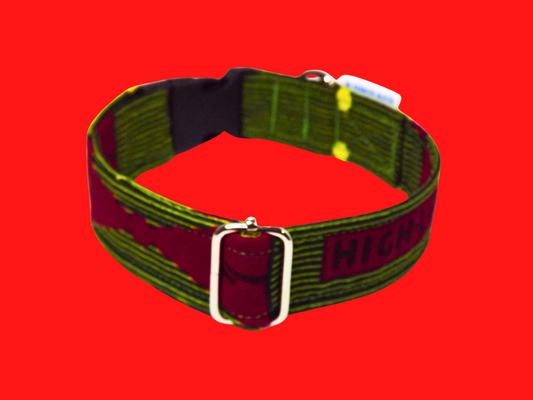 African Style, Adjustable Flat Dog Collar – Durable, Comfortable, and Stylish for Your Pet