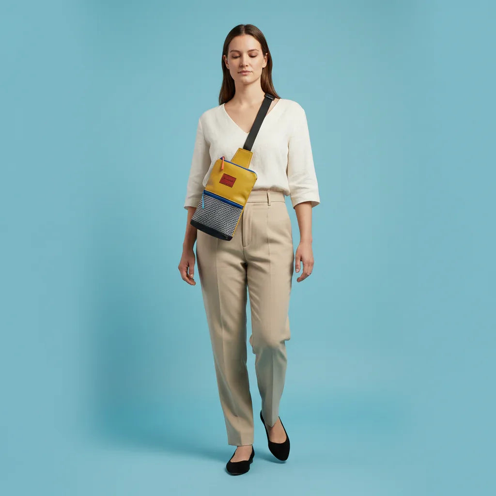 Bandoleras - Colección "A la pradera" | Amarillo limonada - Mi Perrito Alfito