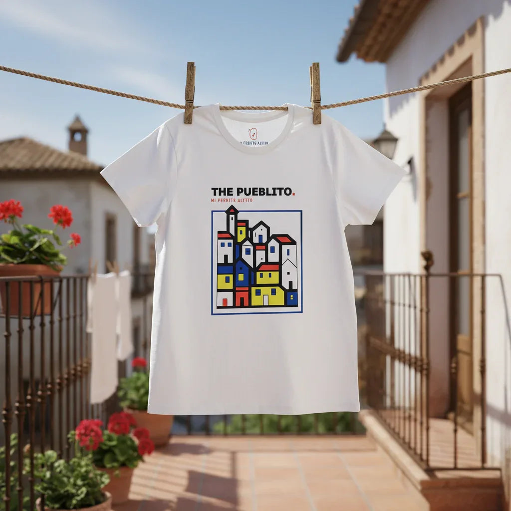 T-Shirt "The Pueblito" Classic Fit - camiseta, algodón, clásica, unisex, hombre, mujer - Mi Perrito Alfito