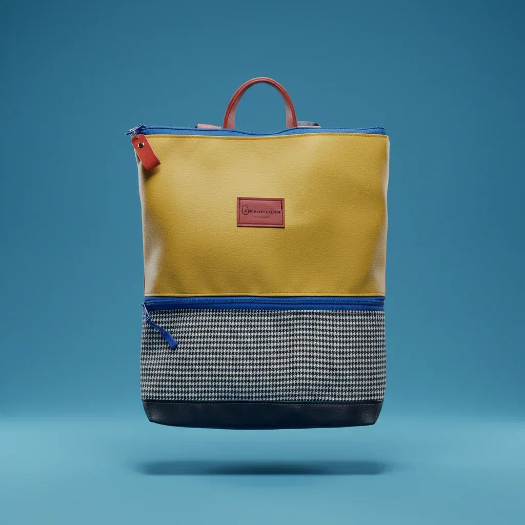 Mochilas - Colección "Good chulapismo" | Amarillo limonada - Mi Perrito Alfito