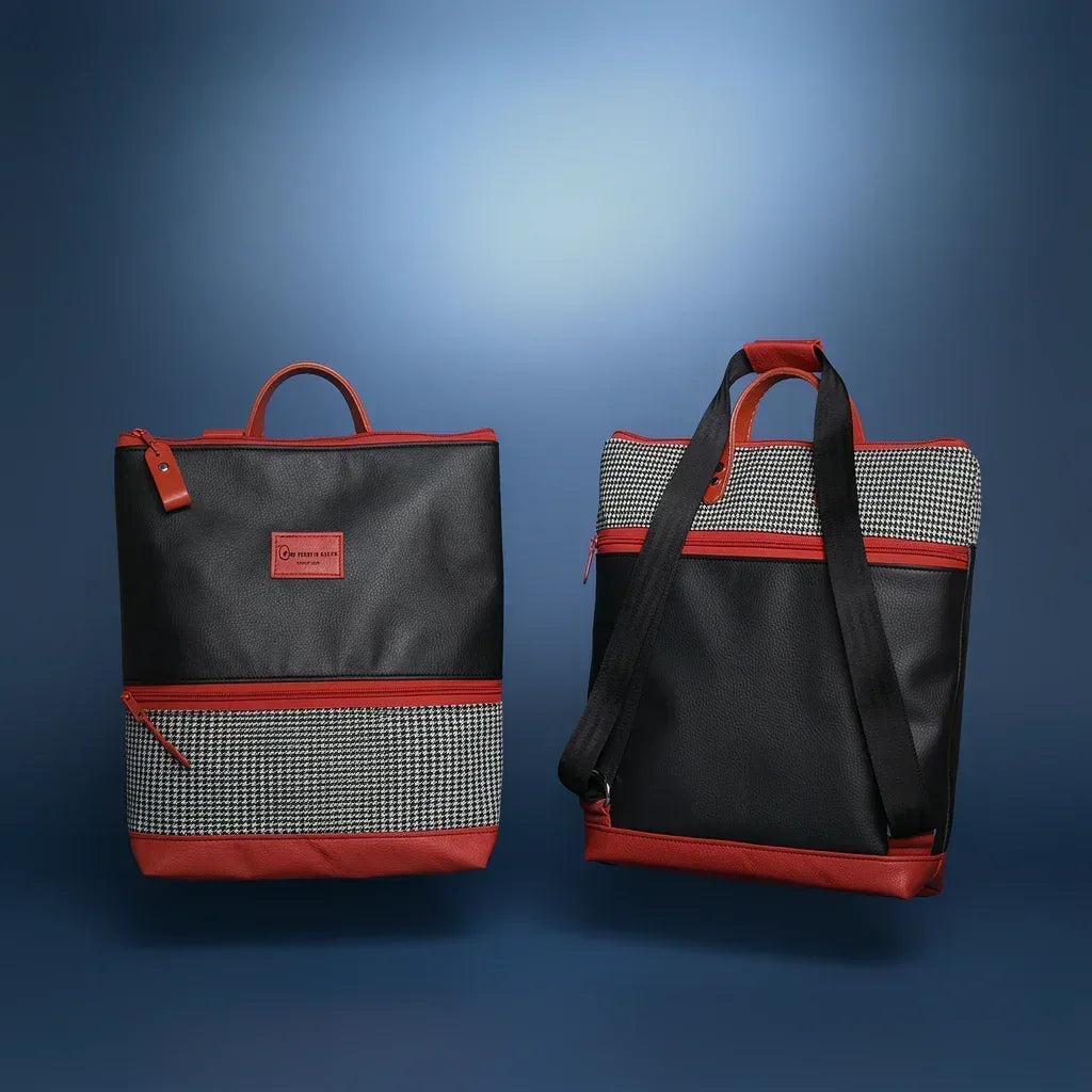 Mochilas - Colección "Good chulapismo" | Negro azabache - Mi Perrito Alfito