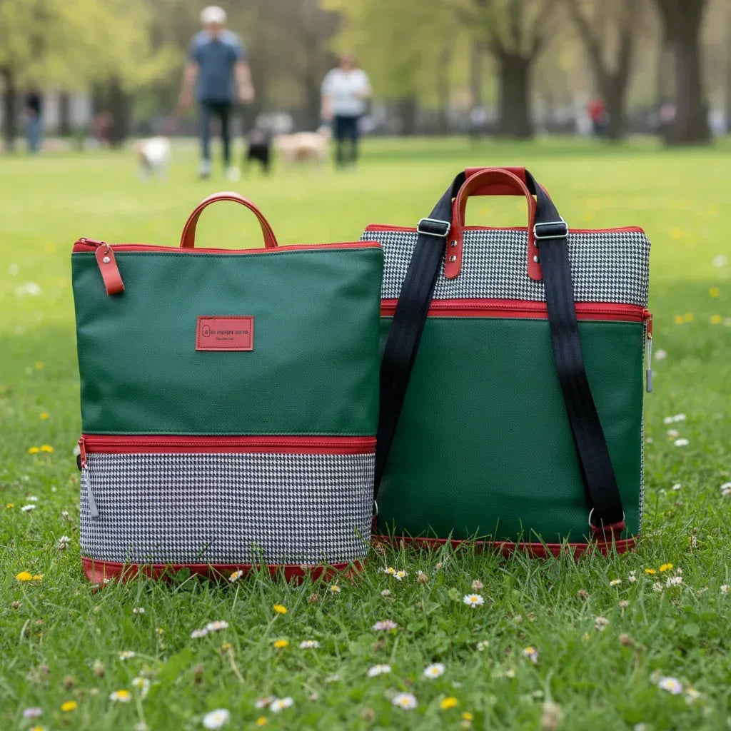 Mochilas - Colección "Good chulapismo" | Verde pradera - Mi Perrito Alfito