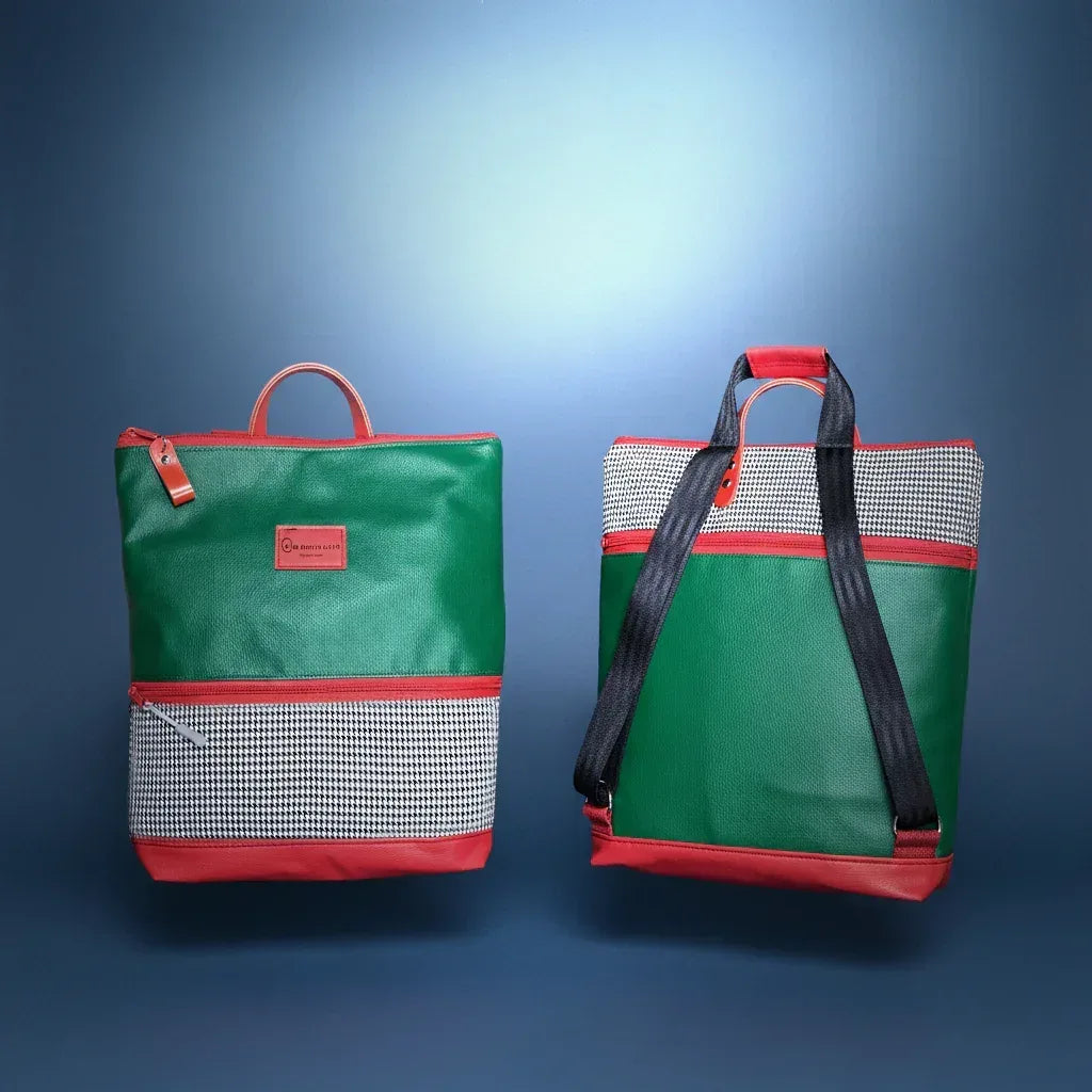 Mochilas - Colección "Good chulapismo" | Verde pradera - Mi Perrito Alfito