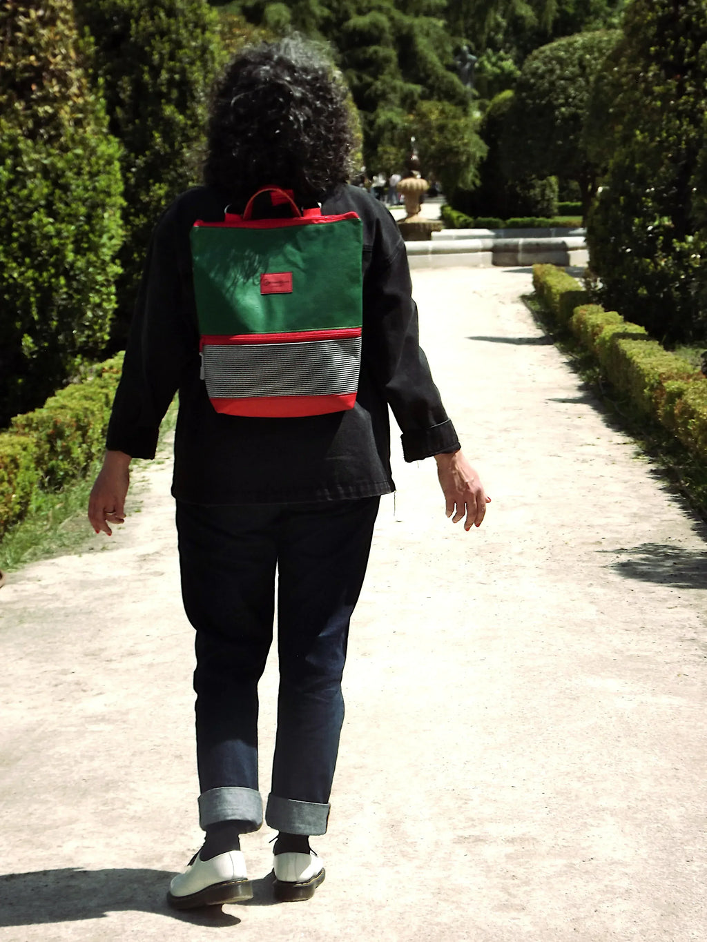 Mochilas - Colección "Good chulapismo" | Verde pradera - Mi Perrito Alfito
