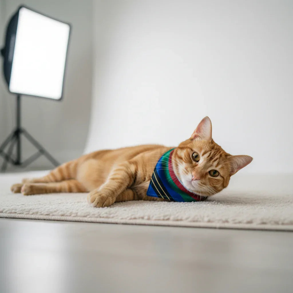 Bandana Cortina en el pueblo – Moda y Accesorios chic para Perros - Mi Perrito Alfito