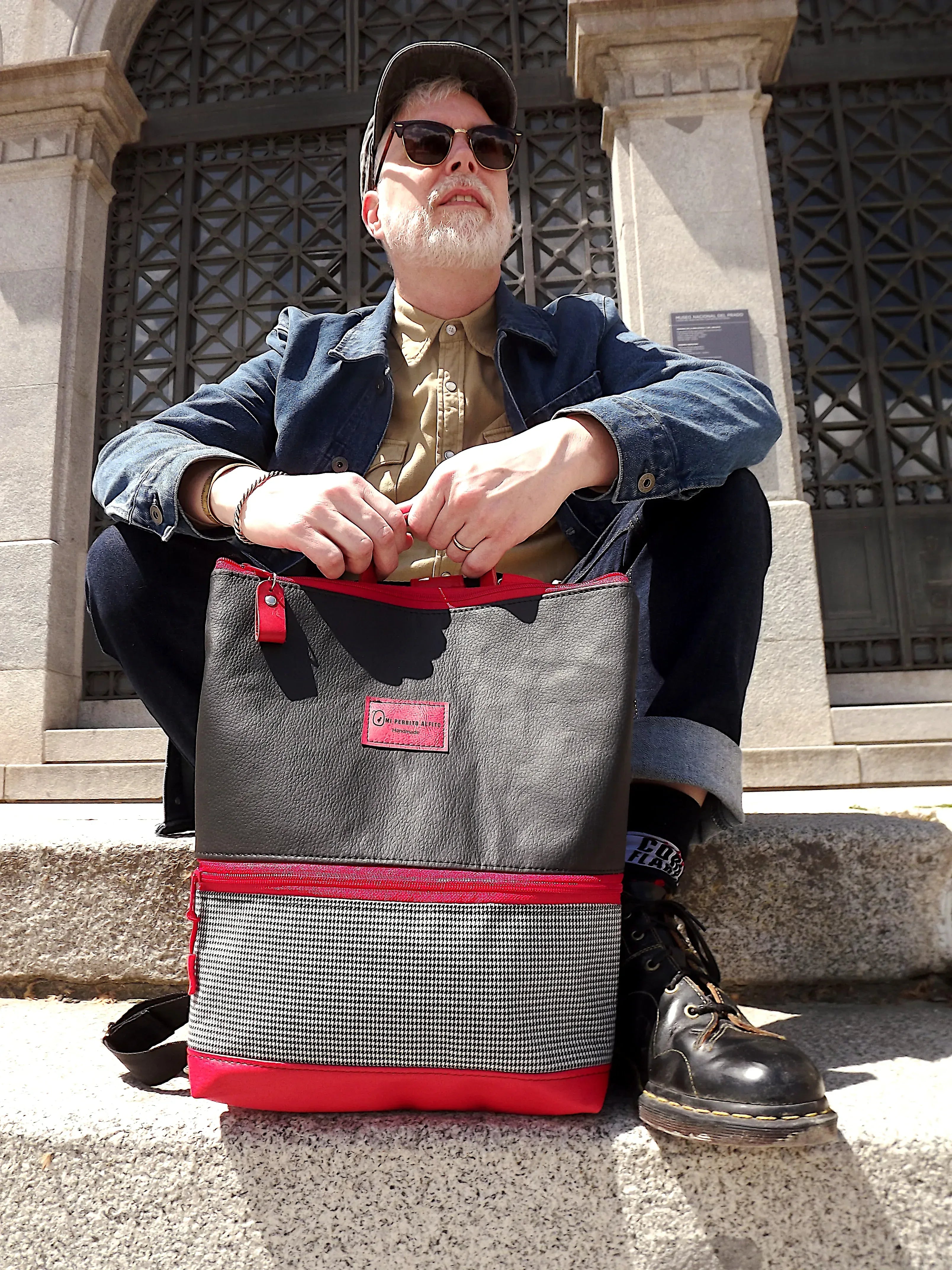 Mochilas - Colección "Good chulapismo" | Negro azabache - Mi Perrito Alfito